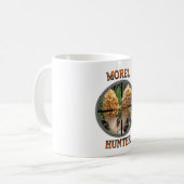 Wilde Morchel-Pilze Kaffeetasse (Vorderseite Links)