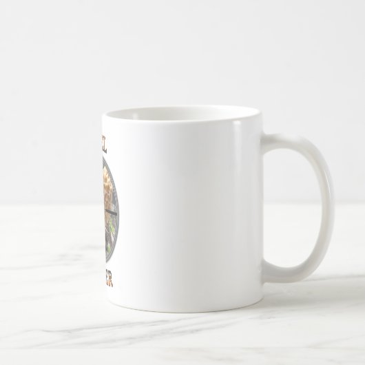 Wilde Morchel-Pilze Kaffeetasse (Rechts)