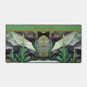 Wilde Mullein-Blume unter den Felsen Personalisier Schreibtischunterlage (Vorderseite)