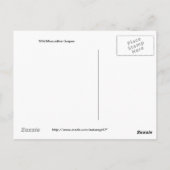 Wilde Muscadine Trauben Postkarte (Rückseite)