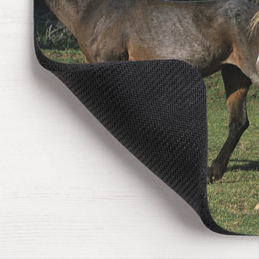 Wilde Mustang-Pferde 1 Mousepad (Ecke)