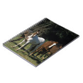 Wilde Mustang-Pferde 1 Notizblock (Linke Seite)