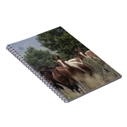 Wilde Mustang-Pferde 2 Notizblock (Rechte Seite)