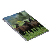 Wilde Mustang-Pferde 3 Notizblock (Rechte Seite)