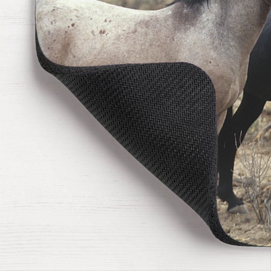 Wilde Mustang-Pferde 5 Mousepad (Ecke)
