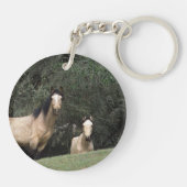 Wilde Mustang-Pferde 6 Schlüsselanhänger (Rückseite)