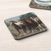 Wilde Mustang-Pferde 7 Untersetzer (Linke Seite)