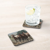 Wilde Mustang-Pferde 7 Untersetzer (Rechte Seite)