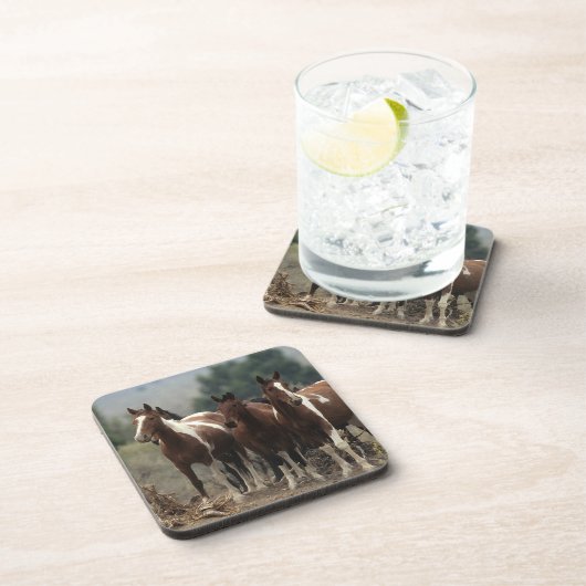 Wilde Mustang-Pferde 7 Untersetzer (Rechte Seite)