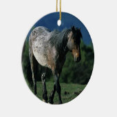 Wilde Mustang-Pferde Keramikornament (Rechts)