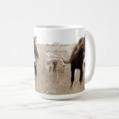 Wilde Mustang Stallion~Majesty 15oz Tasse (VorderseiteRechts)