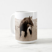 Wilde Mustang Stallion~Majesty 15oz Tasse (Vorderseite Links)