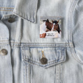 Wilde Mustangs aus dem Westen Button (Beispiel)