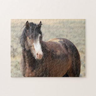 Wilde Mustangs aus dem Westen Puzzle