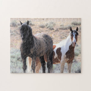 Wilde Mustangs aus dem Westen Puzzle