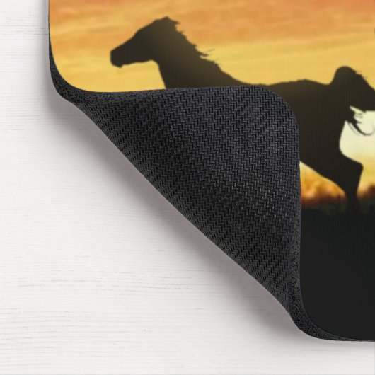 Wilde Mustangs Mousepad (Ecke)