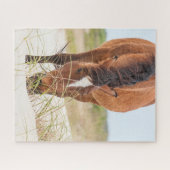 Wilde Mustangs oder Bankerpferde Puzzle (Horizontal)
