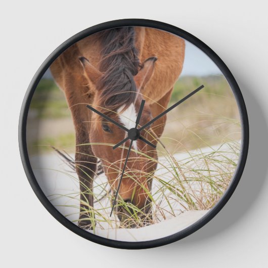 Wilde Mustangs oder Bankerpferde Uhr (Vorderseite)