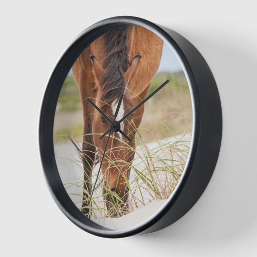 Wilde Mustangs oder Bankerpferde Uhr (Winkel)