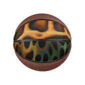 Wilde Muster Mini Basketball (Vorderseite)