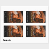 Wilde Nächte im Paradies durch Tonya Burrows Rechteckiger Aufkleber (Blatt)