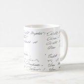 Wilde Nächte, wilde Nächte Manuskript Kaffeetasse (VorderseiteRechts)