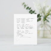 Wilde Nächte, wilde Nächte Manuskript Postkarte (Stehend Vorderseite)