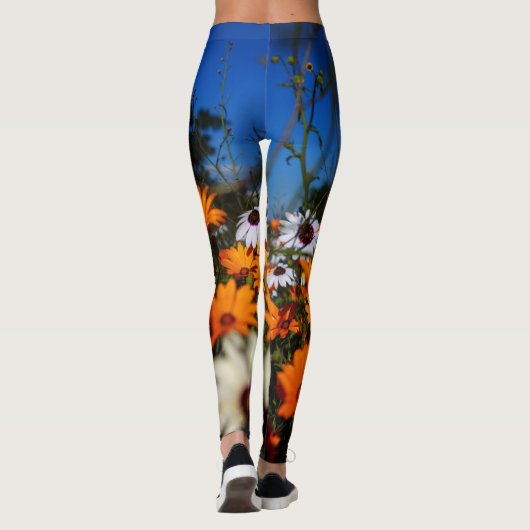 Wilde Namaqualand-Blume Leggings (Rückseite)