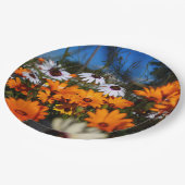 Wilde Namaqualand-Blume Pappteller (Schrägansicht)