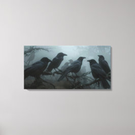 Wilde Natur Crow-Raven Leinwand Kunst, Dichtung un