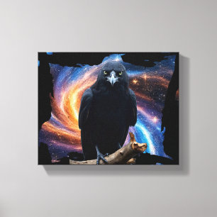 Wilde Natur Krähe-Rabe Leinwand Wandkunst