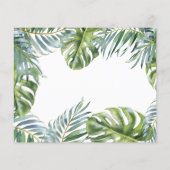 Wilde Niedliche Jungle Tiere Tiger Panda Wasserfar (Rückseite)