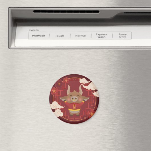 Wilde Ochse 2021 Magnet (In Situ (Geschirrspüler))