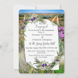 Wilde Öko-freundliche Frühlingsblumen Einladung