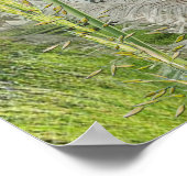 Wilde Öko-freundliche Frühlingsblumen Poster (Ecke)