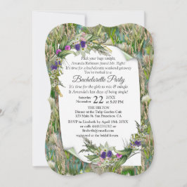 Wilde Öko-freundliche Gräser & Frühlingsblumen Einladung