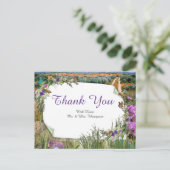 Wilde Öko-freundliche Gräser & Frühlingsblumen Postkarte (Stehend Vorderseite)