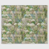 Wilde Öko-freundliche Grasse im Frühling Geschenkpapier (Flach)