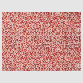 WILDE orange Leopard-Haut-Tierdruck CAT Seidenpapier