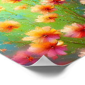Wilde Orangenblüten Poster (Ecke)