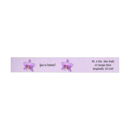 Wilde Orchidee Lila Tropenblume (Person)