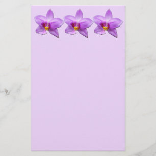 Wilde Orchidee Lila Tropische Blume Briefpapier