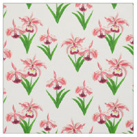 Wilde Orchideen - Coral Pink Orchids and Foliage