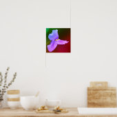 Wilde Orchideenblüte Poster (Küche)