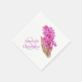 Wilde Orchideenserviette Serviette (Ecke)