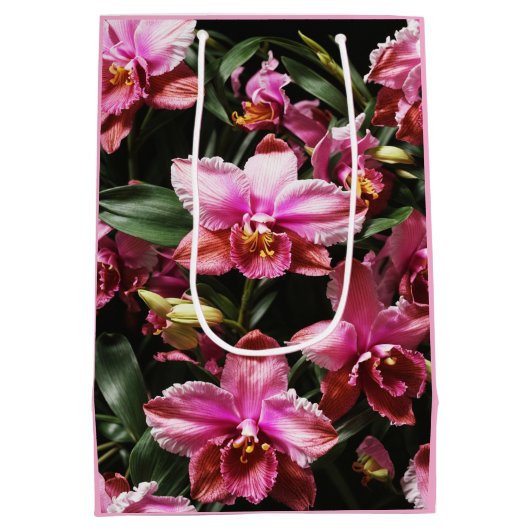 Wilde Orchids Geschenktasche Mittlere Geschenktüte (Rückseite)