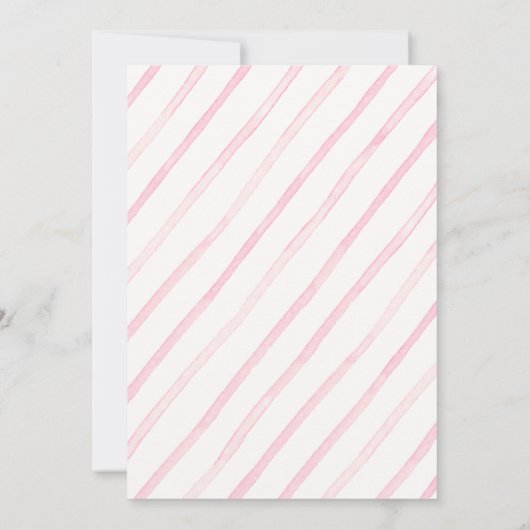 Wilde Party Einladung bei Mädchen (Rückseite)