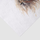 Wilde Pferde Aquarellfärbung Seidenpapier (Detail)