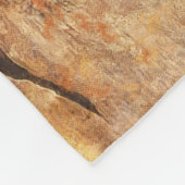 Wilde Pferde: Artistische TierMajestät. Fleecedecke (Ecke)