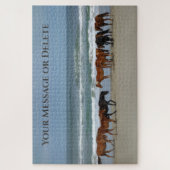 Wilde Pferde Außenbanks OBX Corolla NC Puzzle (Vertikal)